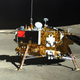 The Chang’e 4 lander, as photographed by the Yutu 2 rover.